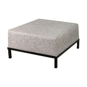 XL Hocker schwarz mit Husse 3566